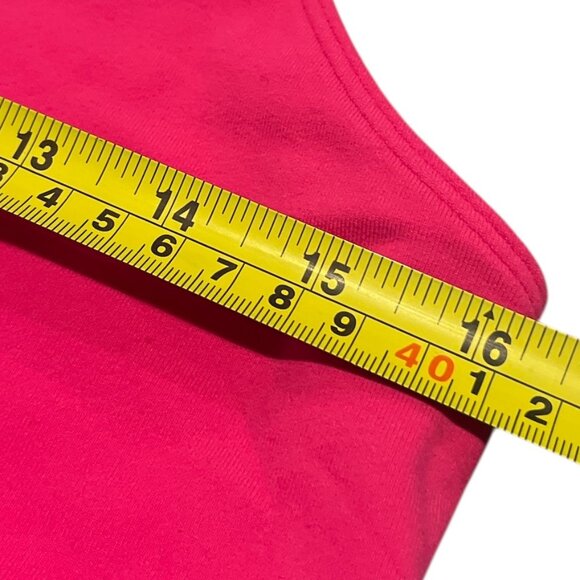 LULULEMON Deep V Athletic Tank **Size 8-10 Crossbody Mesh Back w Pocket W1D115 - Picture 10 of 13